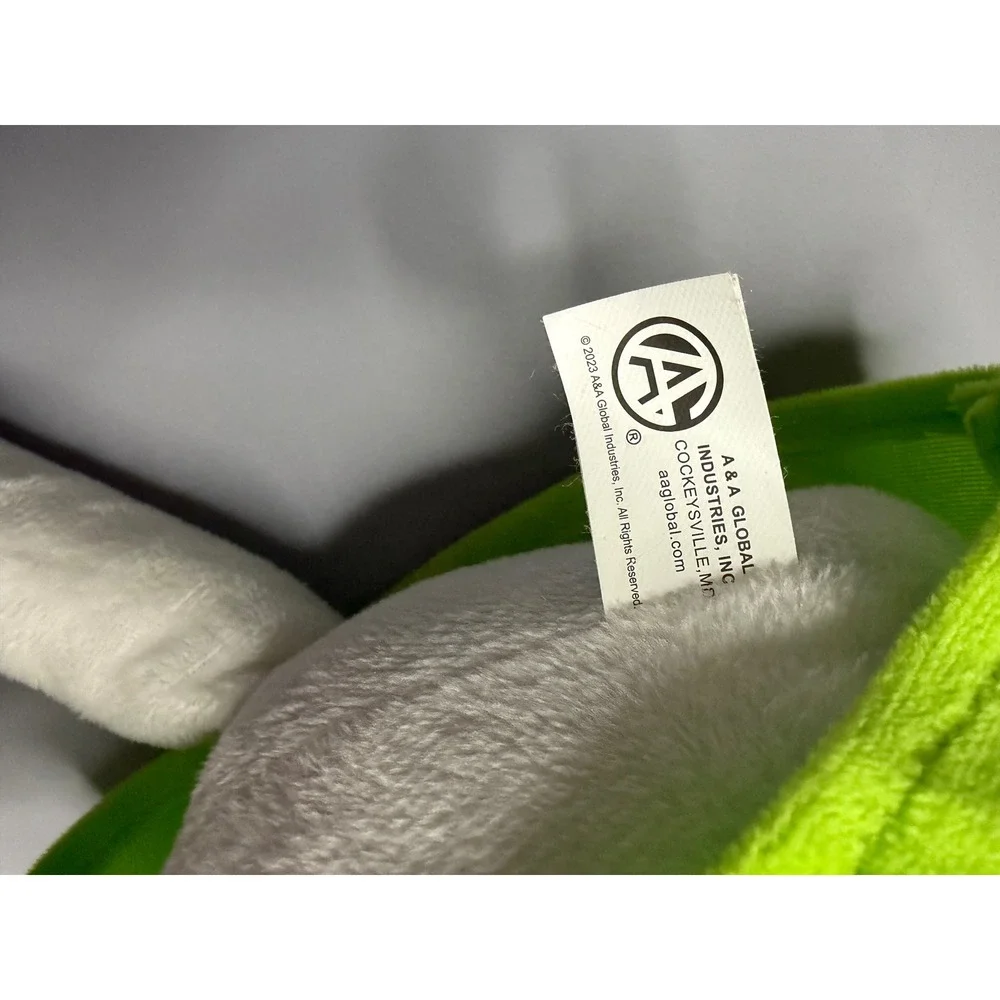 A&A Global Industries Unicorn Plush White Pink Neon Green Punk Spike Mane